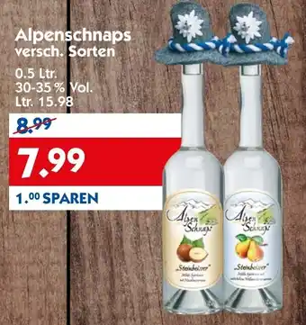 Hol'ab Getränkemarkt Alpenschnaps 0,5L Angebot