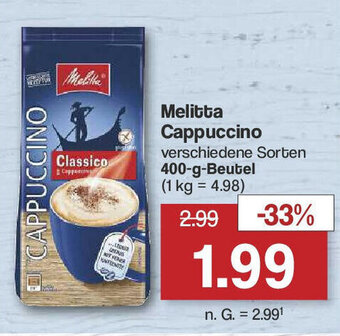 Famila Nord West Melitta Cappuccino 400-g-Beutel Angebot