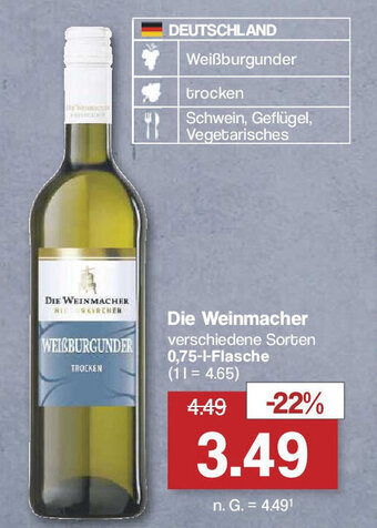 Famila Nord West Die Weinmacher 0,75-l-Flasche Angebot