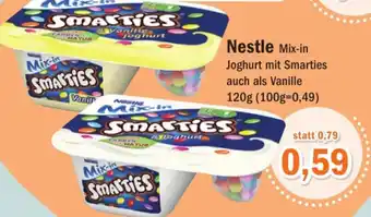 Aktiv Irma Nestle Mix-in Joghurt mit Smarties 120g Angebot