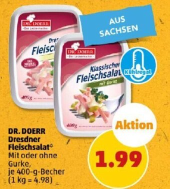 PENNY DR.DOERR Dresdner Fleischsalat 400 g Becher Angebot