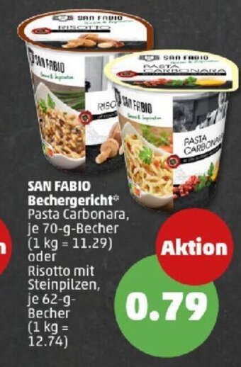 PENNY SAN FABIO Bechergericht 70 g Becher oder Risotto 2-g-Becher Angebot