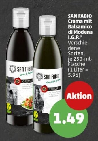 PENNY SAN FABIO Crema mit Balsamico di Modena I.G.P.* 250-ml-Flasche Angebot