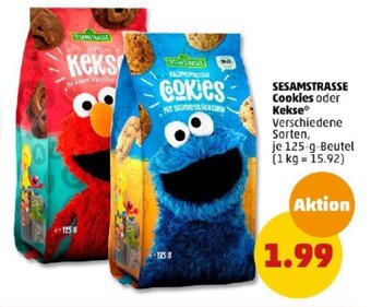 PENNY SESAMSTRASSE Cookies oder Kekse* 125-g-Beutel Angebot