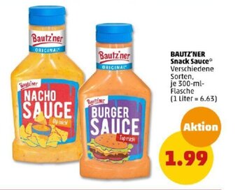 PENNY BAUTZ'NER Snack Sauce* 300-ml-Flasche Angebot