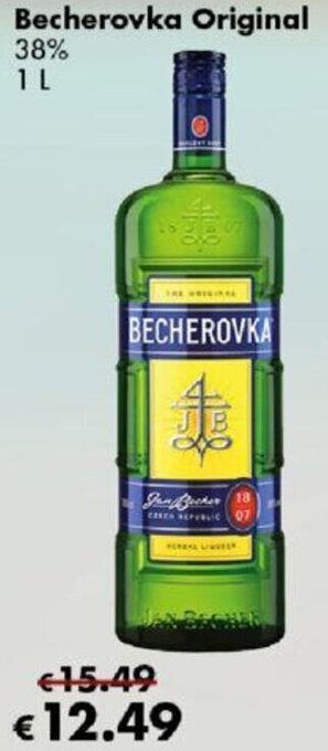 Travel Free Becherovka Original 1 L Angebot