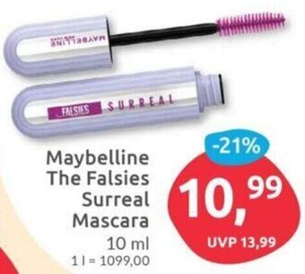 Budni Maybelline The Falsies Surreal Mascara 10 ml Angebot