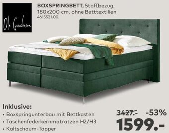 porta Ole Gunderson BOXSPRINGBETT Angebot
