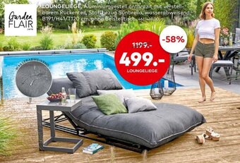 porta Garden Flair LOUNGELIEGE Angebot