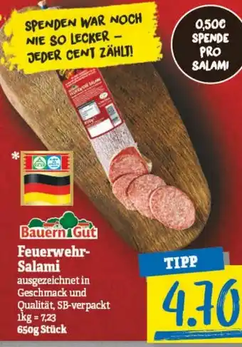 NP Discount Bauern Gut Feuerwehrsalami 650g Angebot