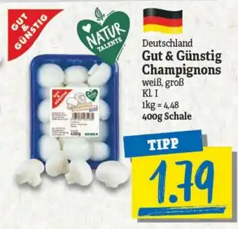 NP Discount Gut & Günstig Champignons 400g Angebot