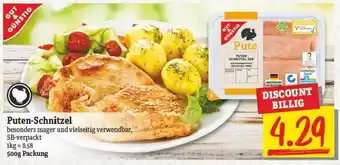 NP Discount Gut & Günstig Puten Schnitzel 500g Angebot