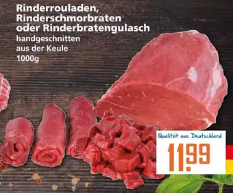 Klaas und Kock Rinderrouladen, Rinderschmorbraten oder Rinderbratengulasch  1000g Angebot