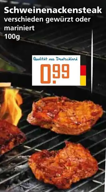 Klaas und Kock Schweinenackensteak 100g Angebot