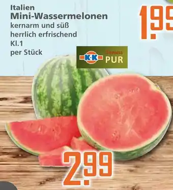 Klaas und Kock Italien Mini Wassermelonen Angebot