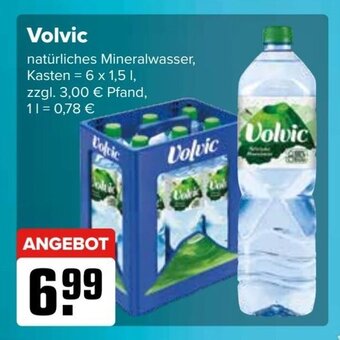 Logo Getränkemarkt Volvic natürliches Mineralwasser, 6*1.5L Angebot