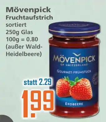 Klaas und Kock Mövenpick Fruchtaufstrich 250g Angebot