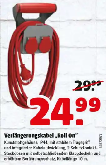 Hagebau Verlängerungskabel Roll On Angebot