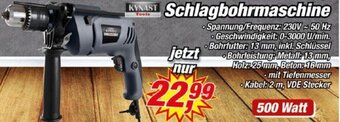 Posten Börse KYNAST Schlagbohrmaschine 500 Watt Angebot