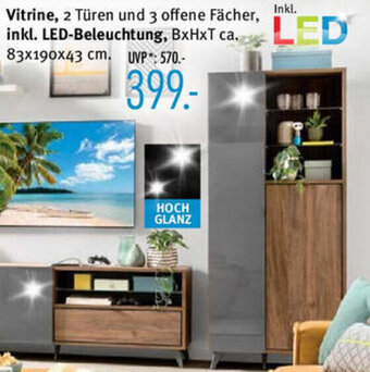 Trends Möbel Vitrine Angebot