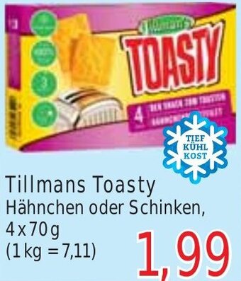 Wiglo Wunderland Tillmans Toasty Hähnchen oder Schinken, 4x70 g Angebot