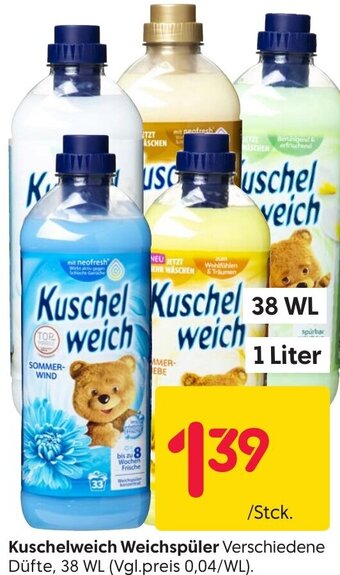 Rusta Kuschelweich Weichspüler 1 Liter Angebot