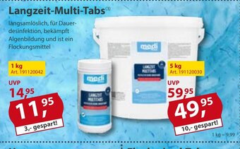 Sonderpreis Baumarkt medi Pool Langzeit-Multi-Tabs 1kg Angebot