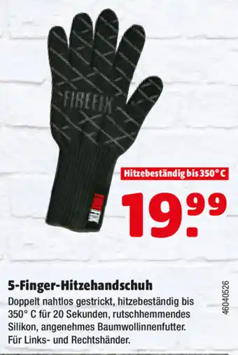 Hagebau 5 Finger Hitzehandschuh Angebot