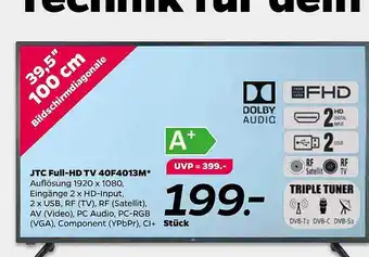 NETTO Jtc Full Hd Tv 40f4013m Angebot