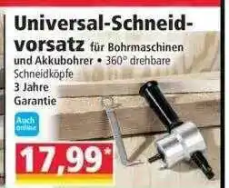 Norma Universal-schneidvorsatz Angebot