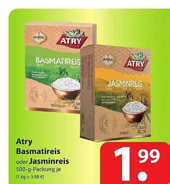 Famila Nord Ost Atry Basmatireis Oder Jasminereis Angebot