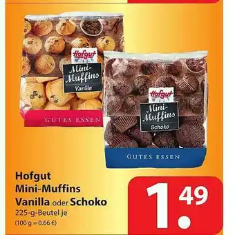 Famila Nord Ost Hofgut Mini-muffins Vanilla Oder Schoko Angebot