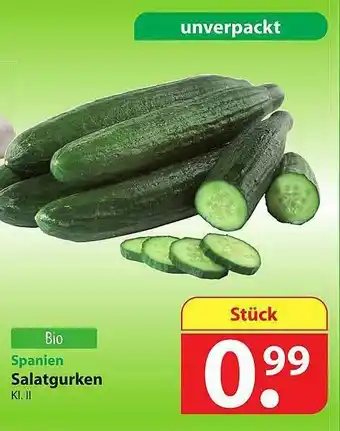 Famila Nord Ost Spanien Salatgurken Angebot