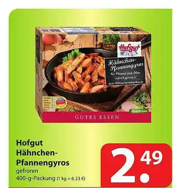 Famila Nord Ost Hofgut Hähnchen-pfannengyros Angebot