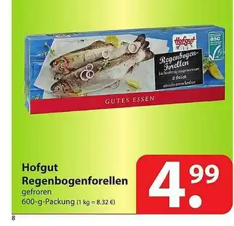 Famila Nord Ost Hofgut Regenbogenforellen Angebot