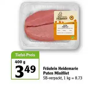 Globus Fräulein Heidemarie Puten Minifilet Angebot