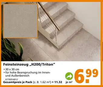 Globus Baumarkt Feinsteinzeug H200/Triton Angebot