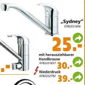 Globus Baumarkt Spültischarmaturen Sydney Angebot