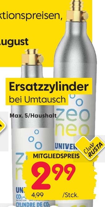 Rusta Ersatzzylinder Angebot