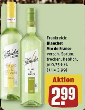 REWE Blanchet Vin de France 0,75 l Fl. Angebot