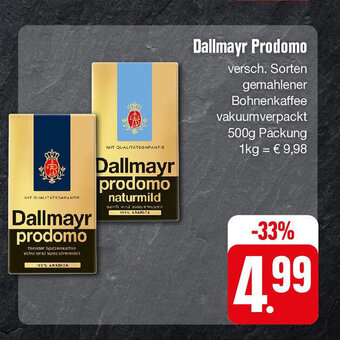 Edeka Dallmayr Prodomo 500g Angebot