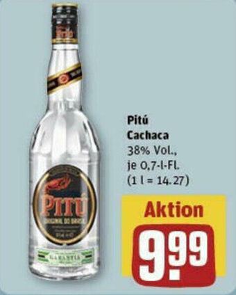 REWE Pitú Cachaca 0,7-l-Fl. Angebot