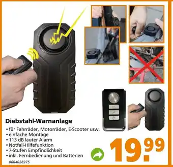 Globus Baumarkt Diebstahl Warnanlage Angebot