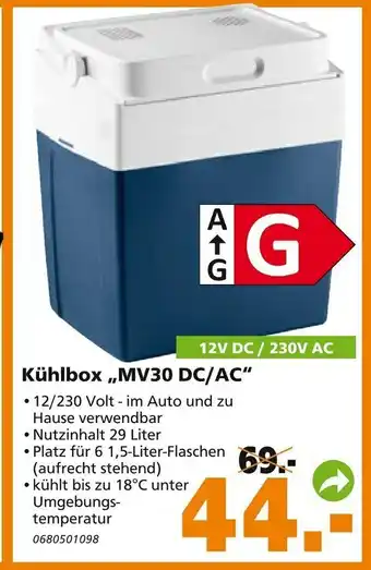 Globus Baumarkt Kühlbox MV30 DC/AC Angebot