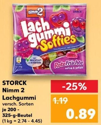 Kaufland STORCK Nimm 2 Lachgummi 300-325 g Beutel Angebot