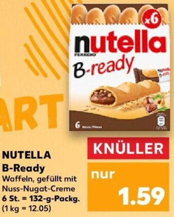 Kaufland NUTELLA B-ready 132 g Packg. Angebot