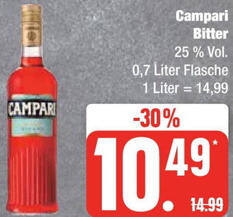 Edeka Campari Bitter 0,7 Liter Flasche Angebot