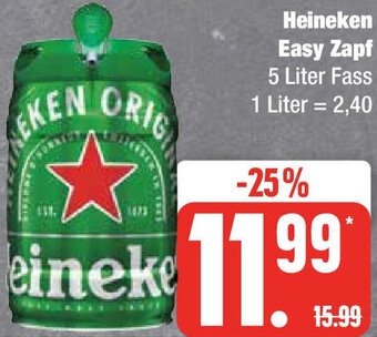 Edeka Heineken Easy Zapf 5 Liter Fass Angebot