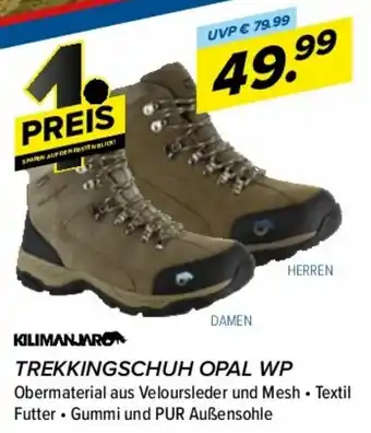 Hervis Trekkingschuh Opal WP Angebot