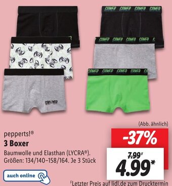 Lidl pepperts!Ⓡ 3 Boxer Angebot